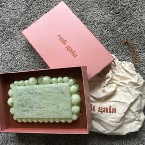 Cult Gaia Eos Clutch (Jade)